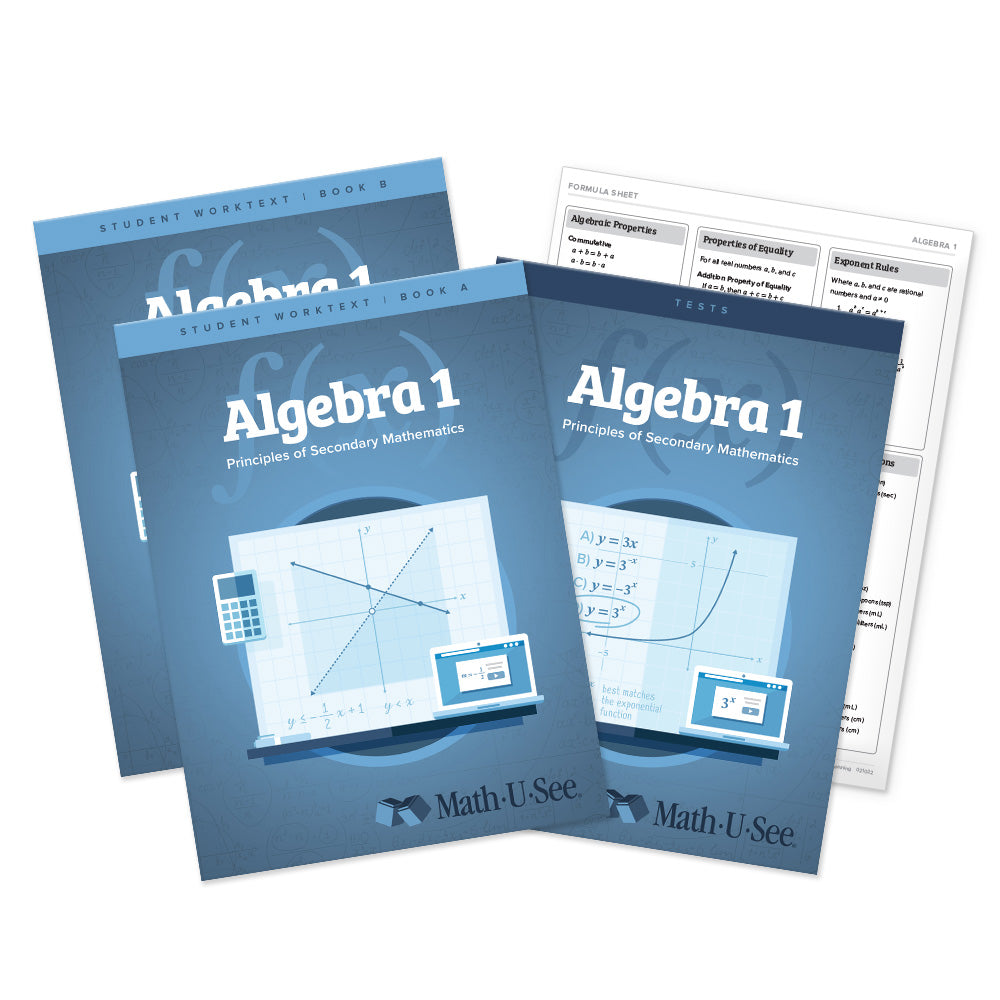 Algebra 1: Principles of Secondary Mathematics Student Worktexts and Tests