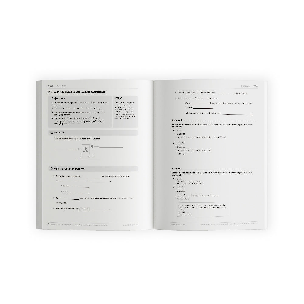 Algebra 1: Principles of Secondary Mathematics Student Worktexts and T ...