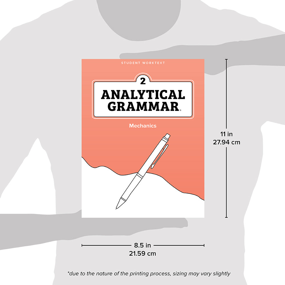Analytical Grammar Level 2: Mechanics Student Worktext - Demme Learning ...