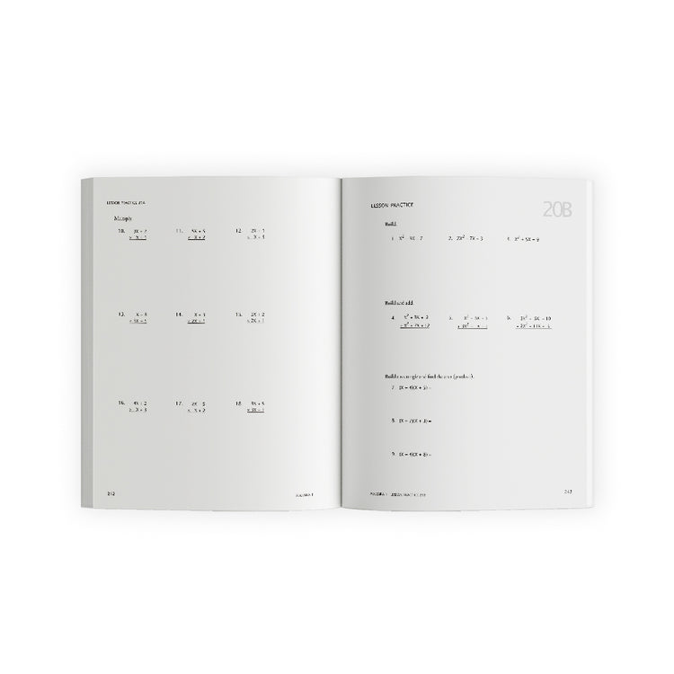 CLEARANCE - Algebra 1: Legacy Edition Student Workbook