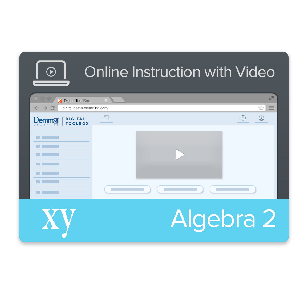 Algebra 2 Online Instruction with Video