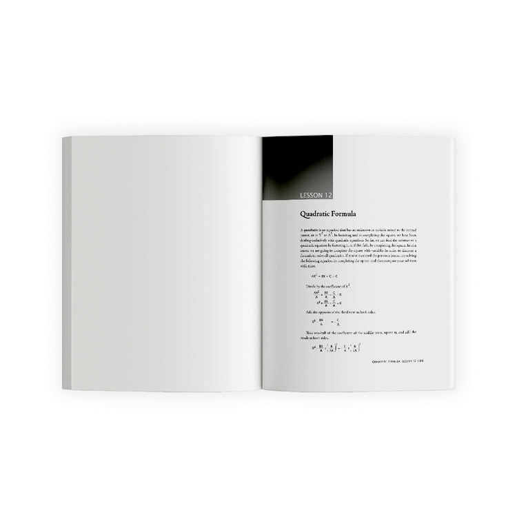 CLEARANCE - Algebra 2: Legacy Edition Instruction Manual