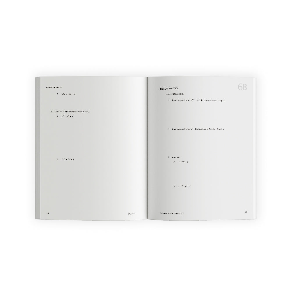 Calculus student workbook and tests demme learning store