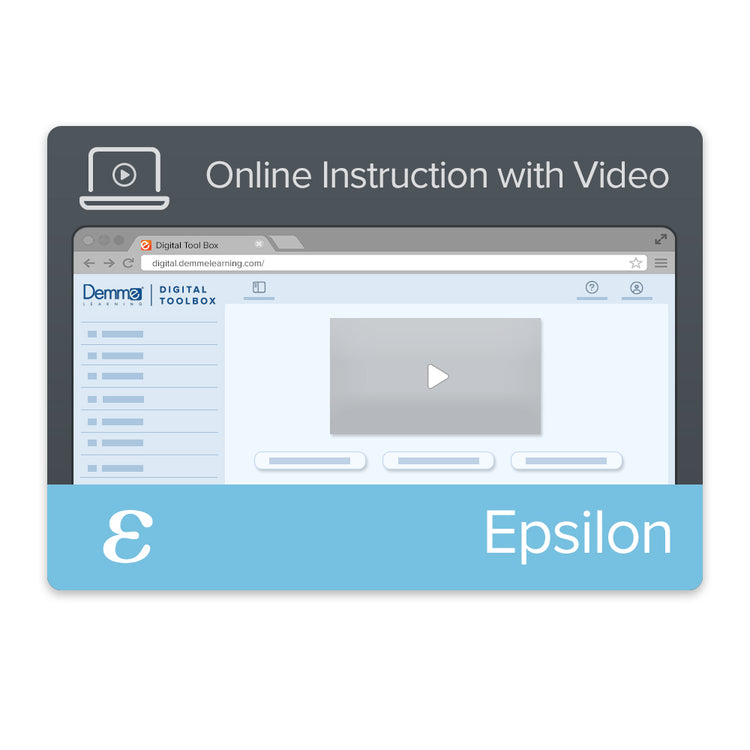Epsilon Online Instruction with Video
