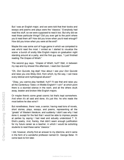 The Eternal Argument