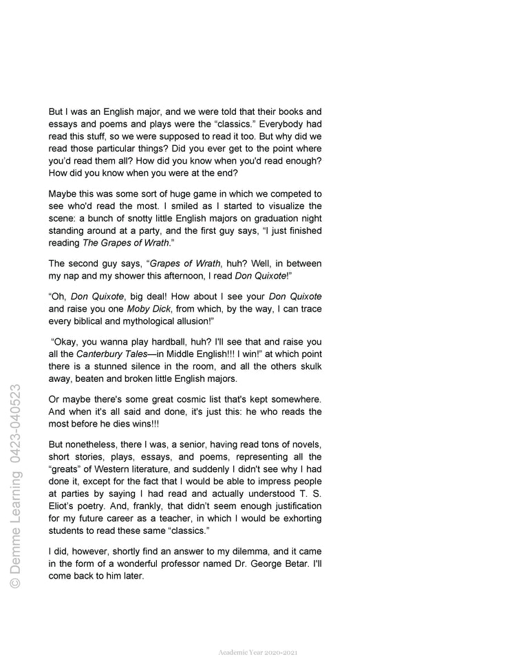 The Eternal Argument