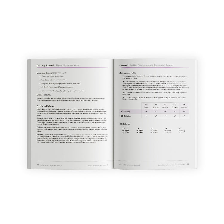 A-Listen and Write Instructor's Handbook