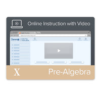 Pre-Algebra Online Instruction with Video