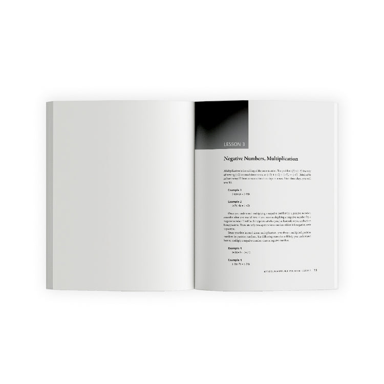 CLEARANCE - Pre-Algebra Instruction Manual