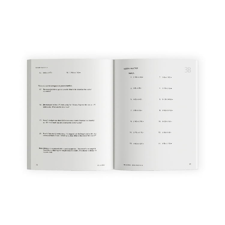 CLEARANCE - Pre-Algebra Student Workbook