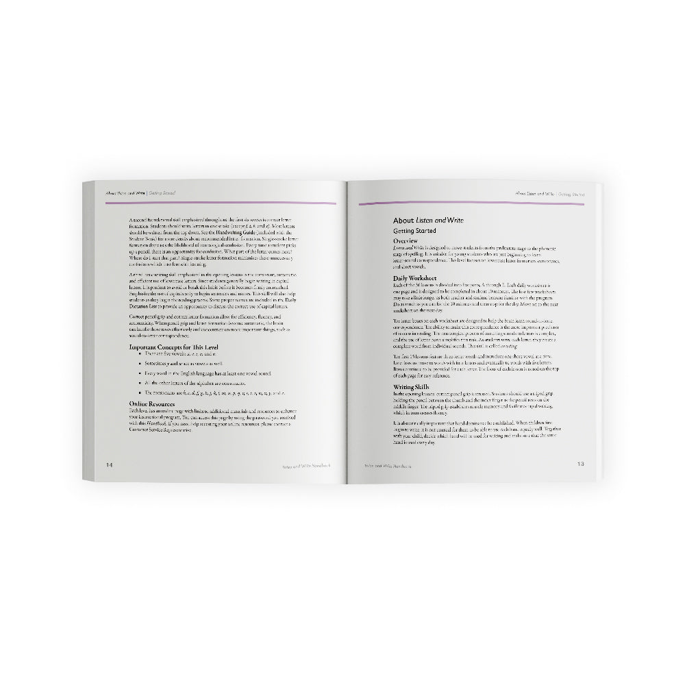 A-Listen and Write Instructor's Handbook