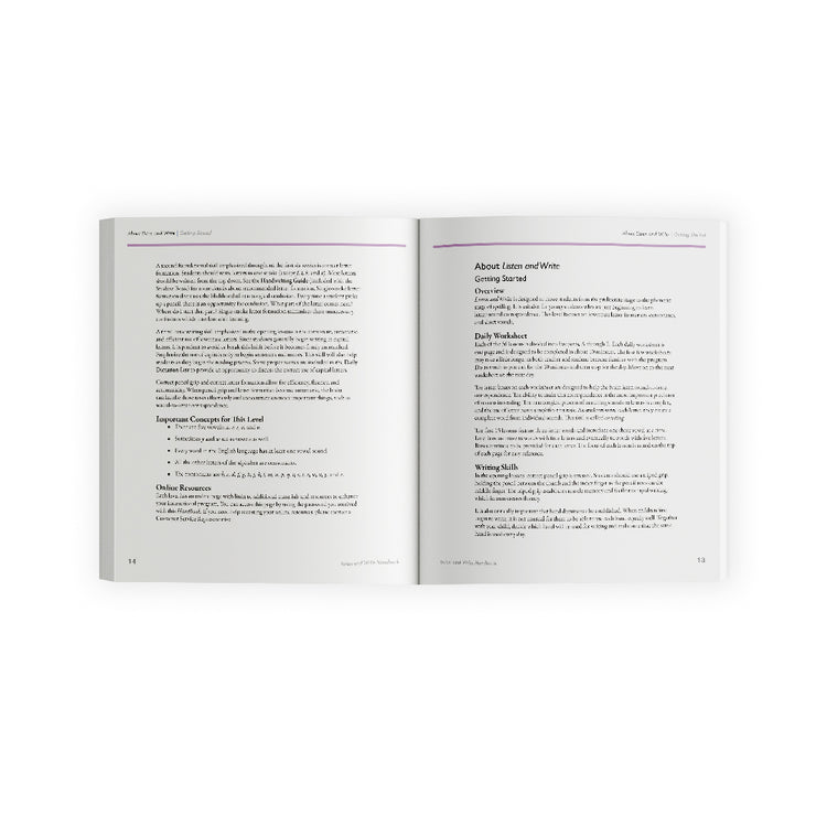 A-Listen and Write Instructor's Handbook