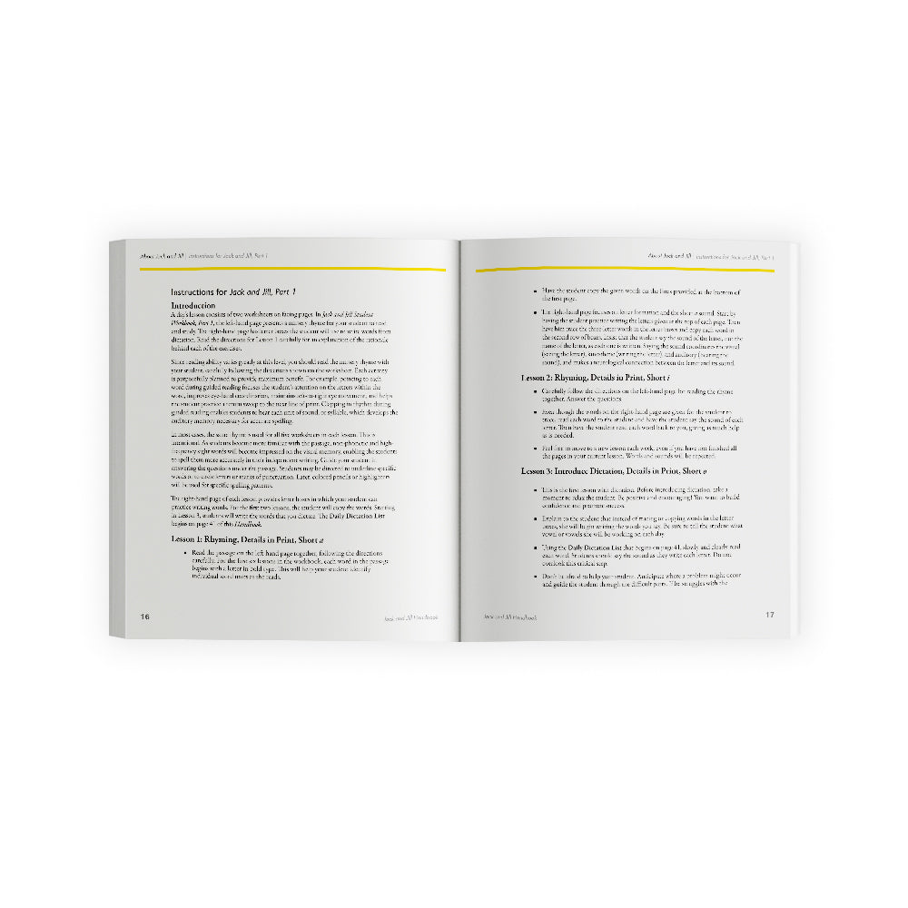 B-Jack and Jill Instructor's Handbook