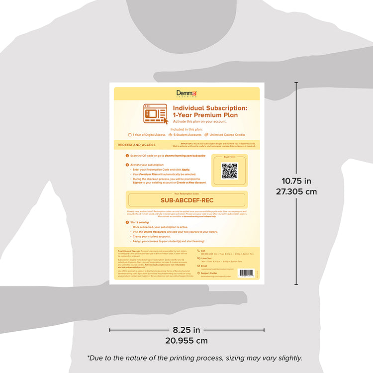 Individual - Premium Plan - Annual Access Card