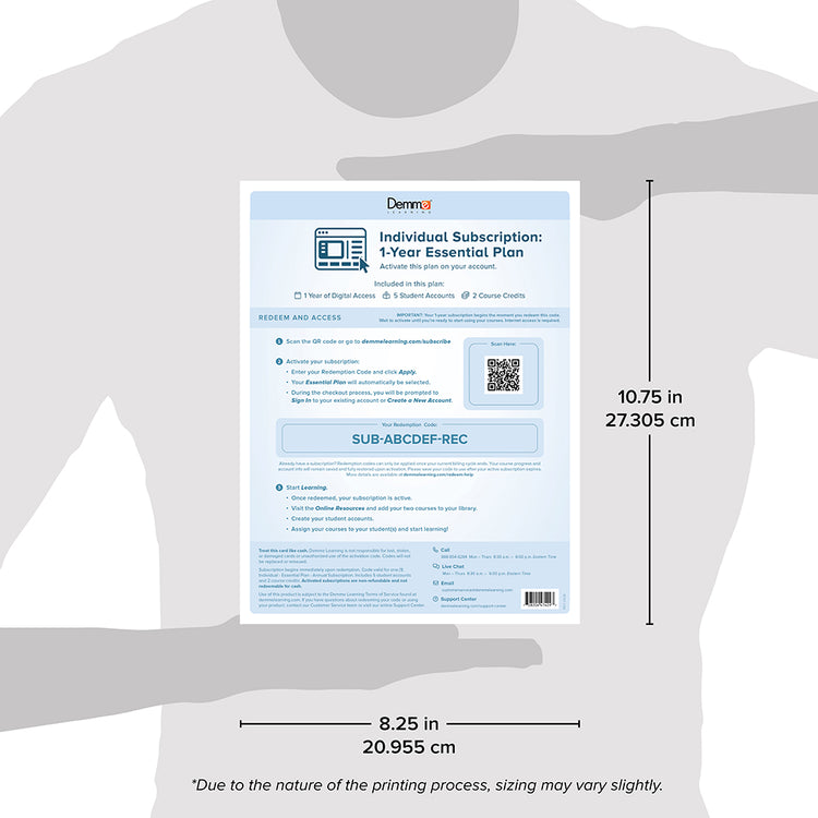 Individual - Essential Plan - Annual Access Card