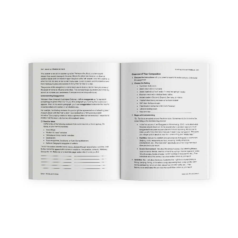 WriteShop II Student Workbook