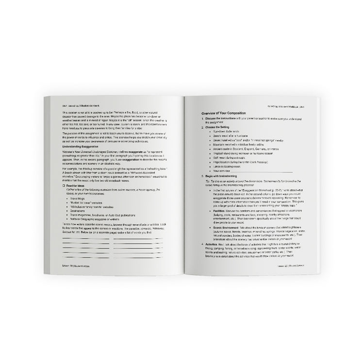 WriteShop II Student Workbook