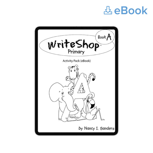 Pd Writeshop WriteShop Primary Book A Activity Pack (ebook) - Demme Learning Store