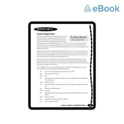 WriteShop Primary Book A Teacher's Guide (ebook)