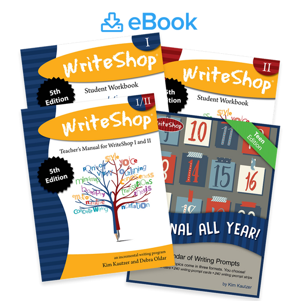 WriteShop I & II Bundle (ebooks) - Demme Learning Store